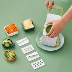 Turbo Vegetable Slicer & Cutter (Stainless Steel Blades)