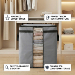 Premium Jumbo Storage Bags for Clothes & Blankets (Moisture Proof)