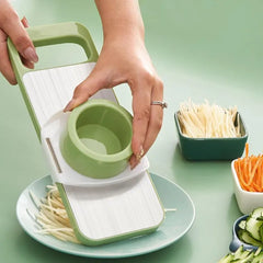 Turbo Vegetable Slicer & Cutter (Stainless Steel Blades)